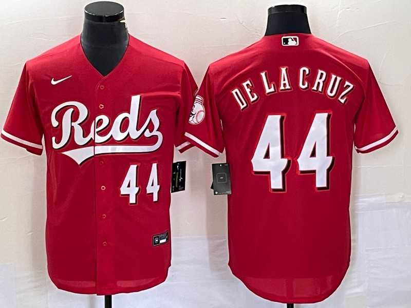Youth Cincinnati Reds #44 Elly De La Cruz Number Red Cool Base Stitched Baseball Jersey,We sell and wholesale Youth Cincinnati Reds #44 Elly De La Cruz Number Red Cool Base Stitched Baseball Jersey on line form chian!